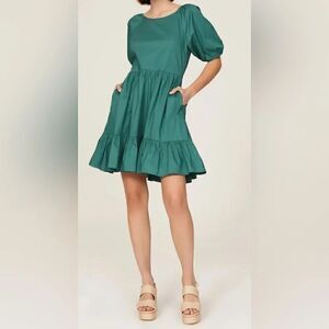 Peter Som Collective
Green Puff Sleeve Dress Size 0